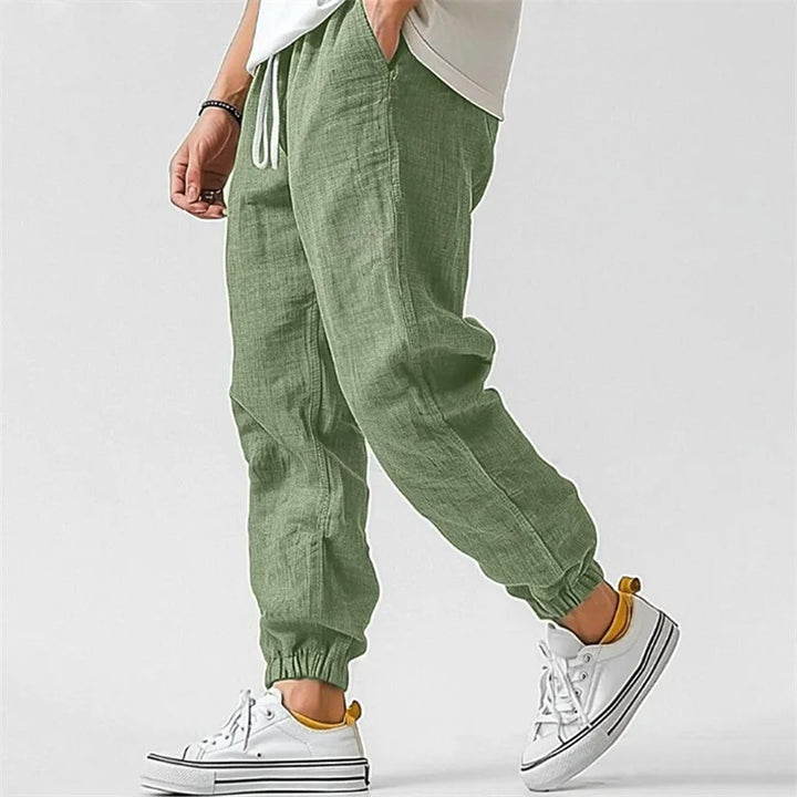 Rowan Cotton Linen Jogger Pants