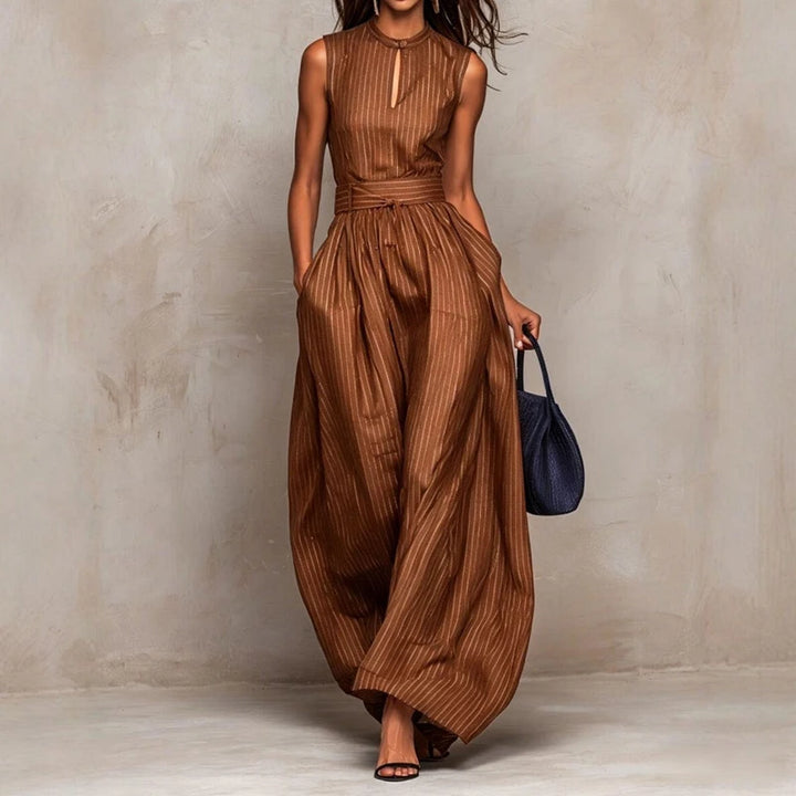 Savina Sleeveless Wide Leg Jumpsuit