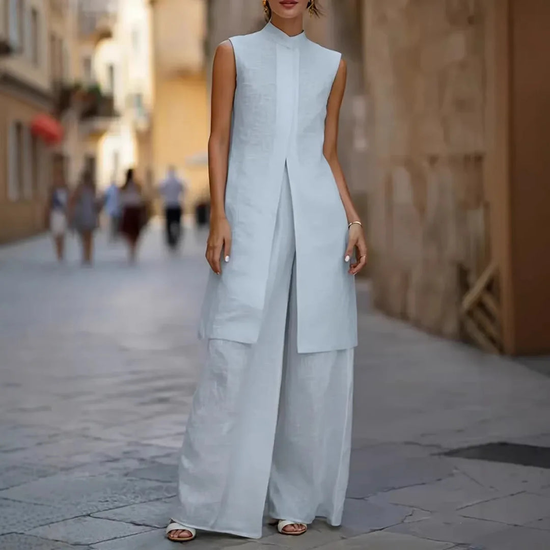 Aveline Sophisticated Wide Leg Set