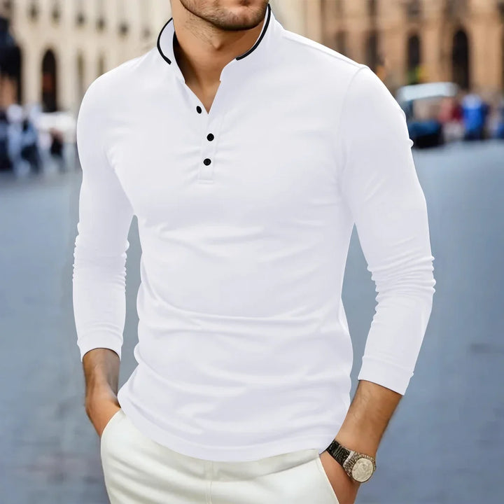 Wesley Long Sleeve Henley Shirt