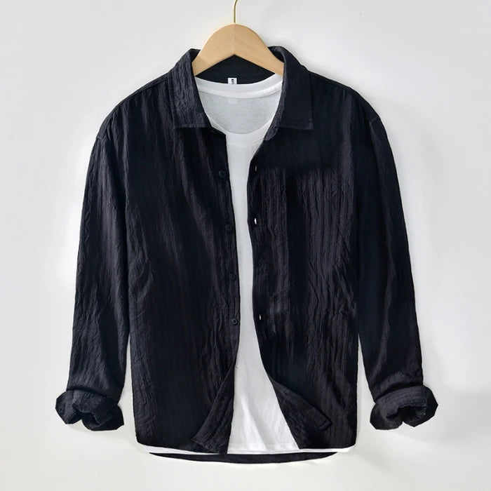 Brody Textured Linen Shirt