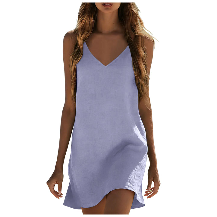 Taliyah Cotton Linen Mini Dress