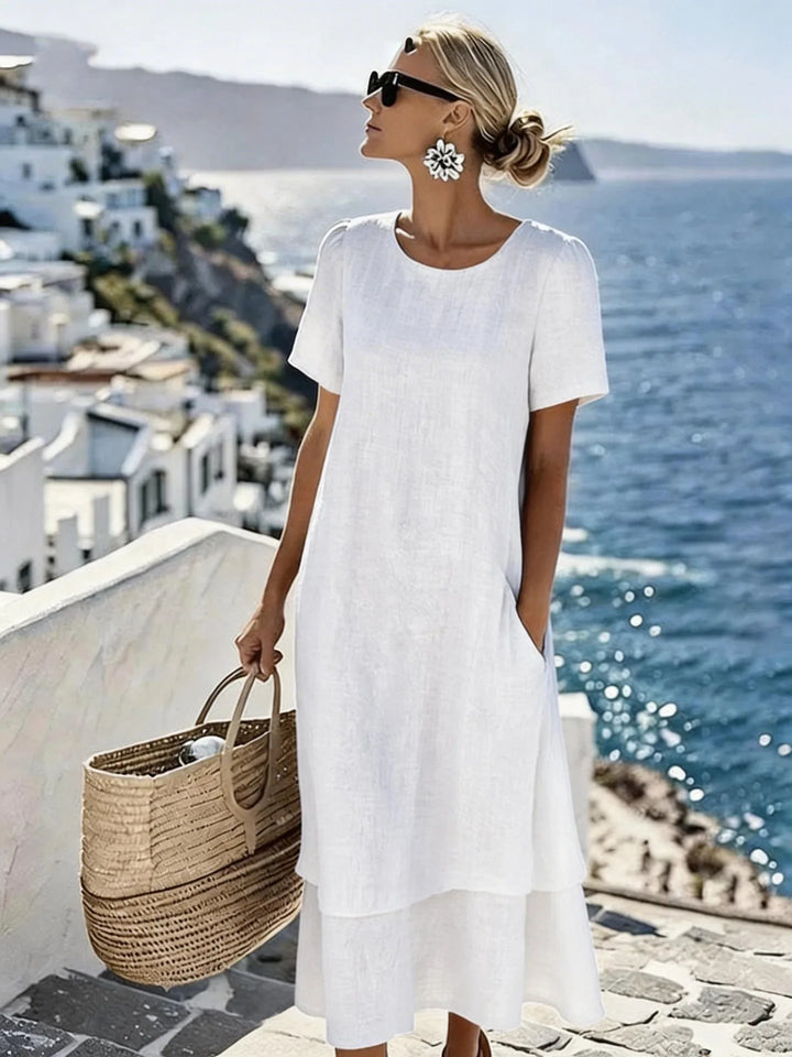 Elara Effortless Comfortable Midi Dress