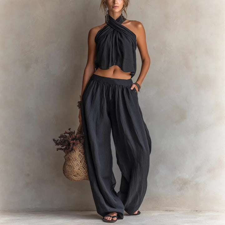 Amara Elegant Sleeveless Matching Set