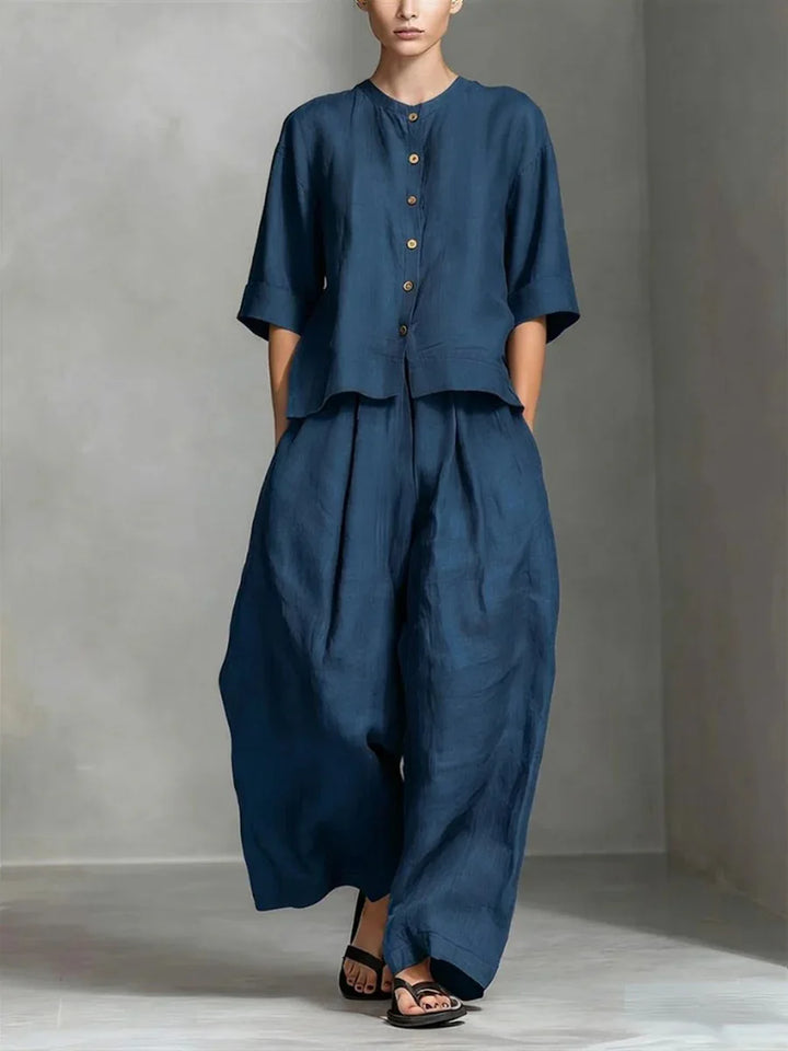 Zerina Linen Matching Set