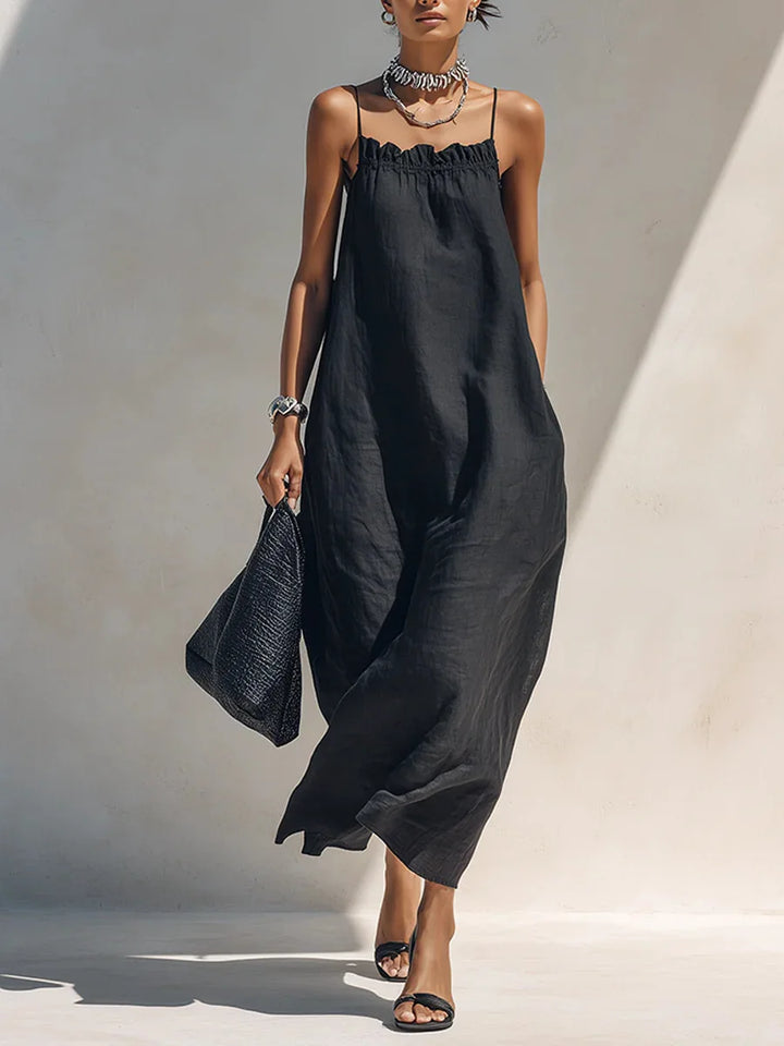 Laura Linen Summer Maxi Dress
