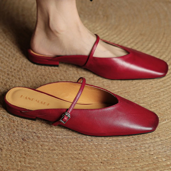 Celeste Genuine Leather Mules