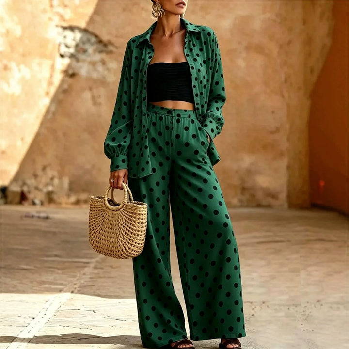 Vienne Polka Dot Matching Set