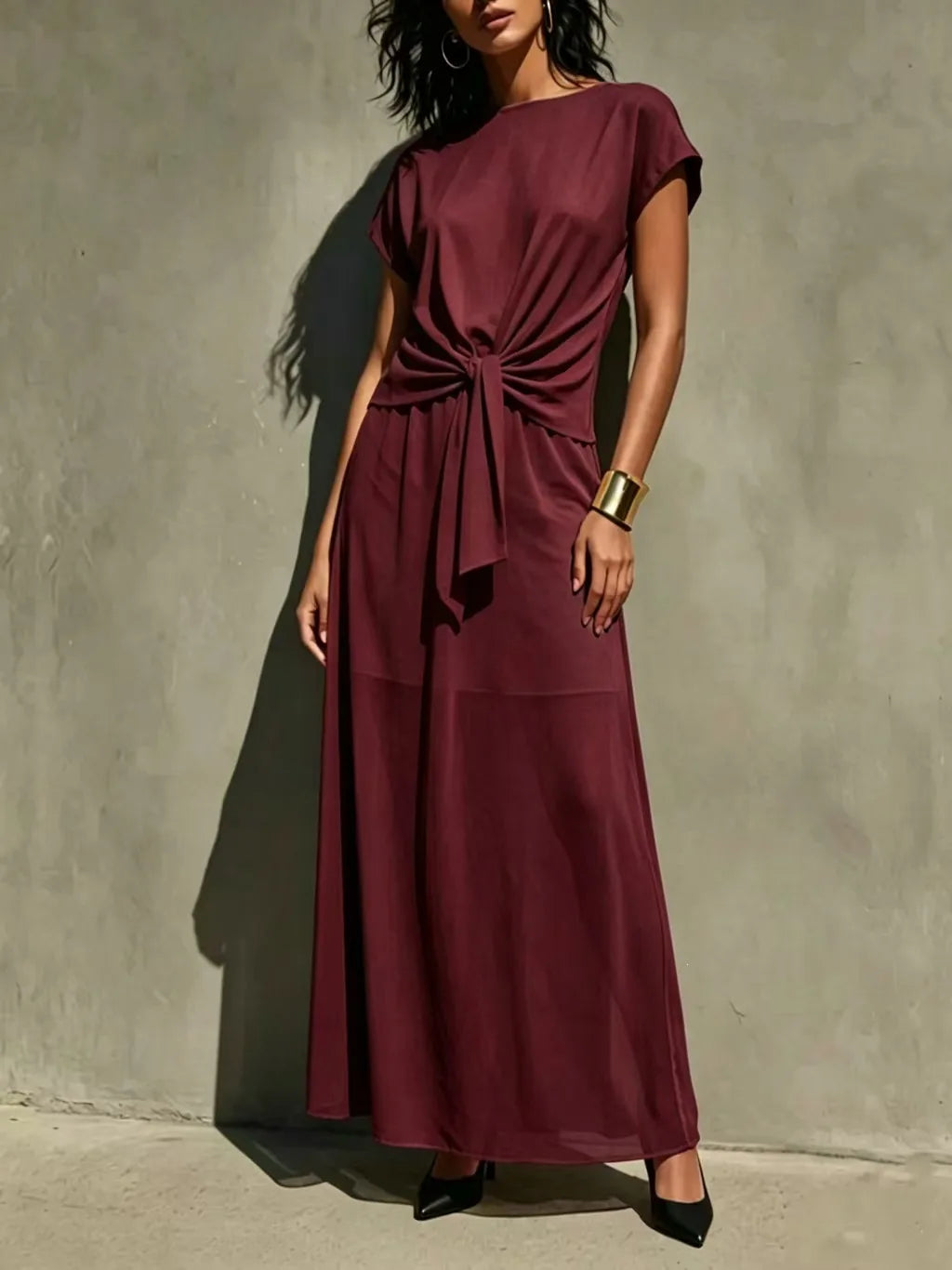 Winslet Elegant Chic Wedding Guest Dress