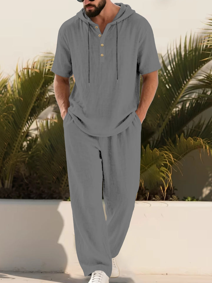Brooks Relaxed Henley Trouser Set