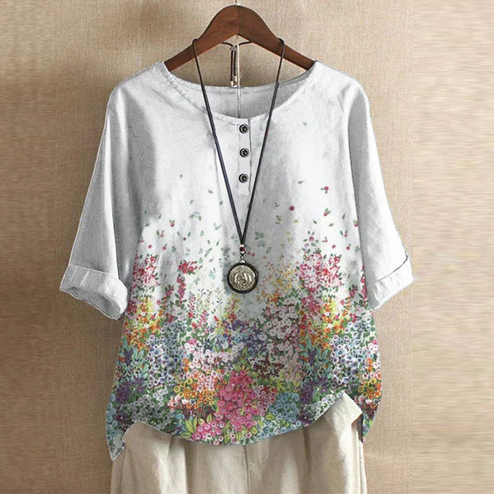 Liora Retro-Inspired Blouse