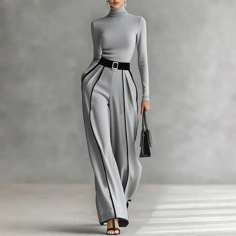Annalise Buckled Waist Two Piece Set
