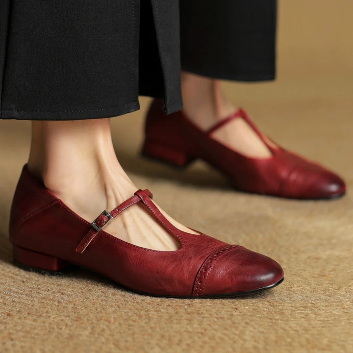 Vivienne Genuine Leather Flats