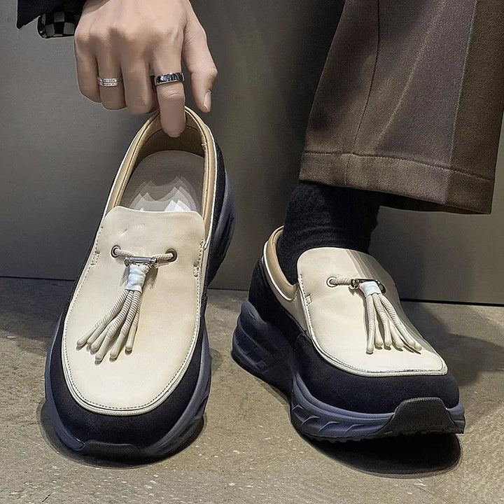 Jakob Leather Tassel Loafers
