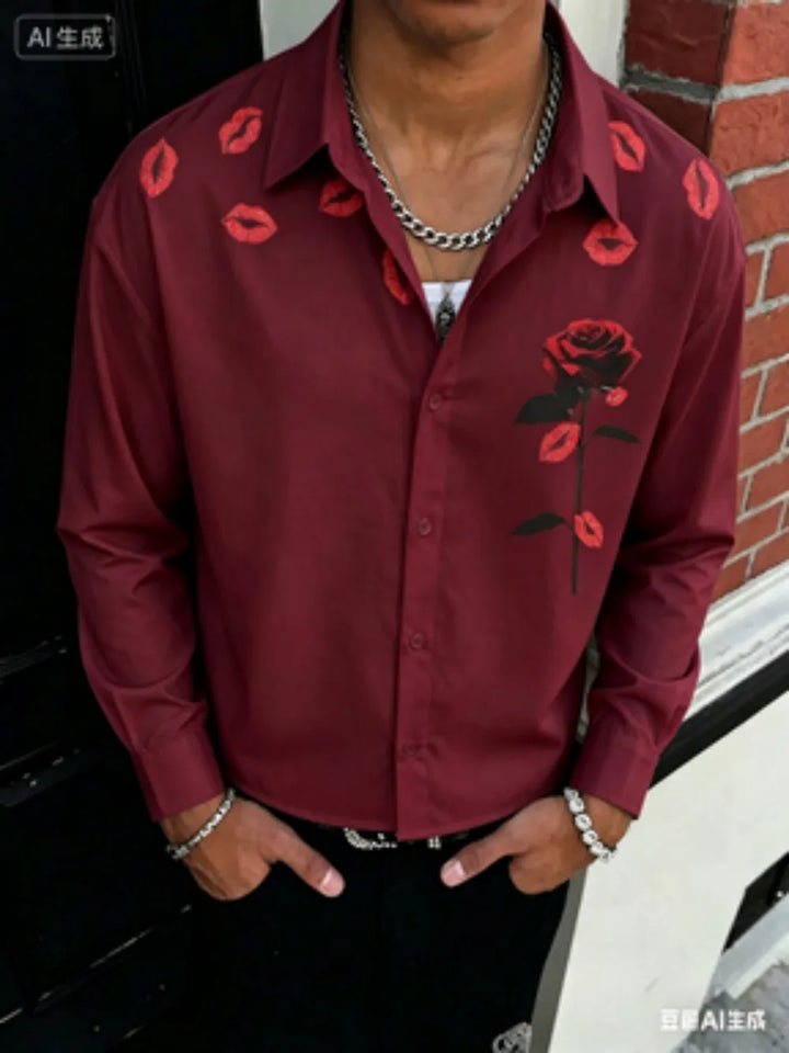 Hudson Graphic Button Front Shirt