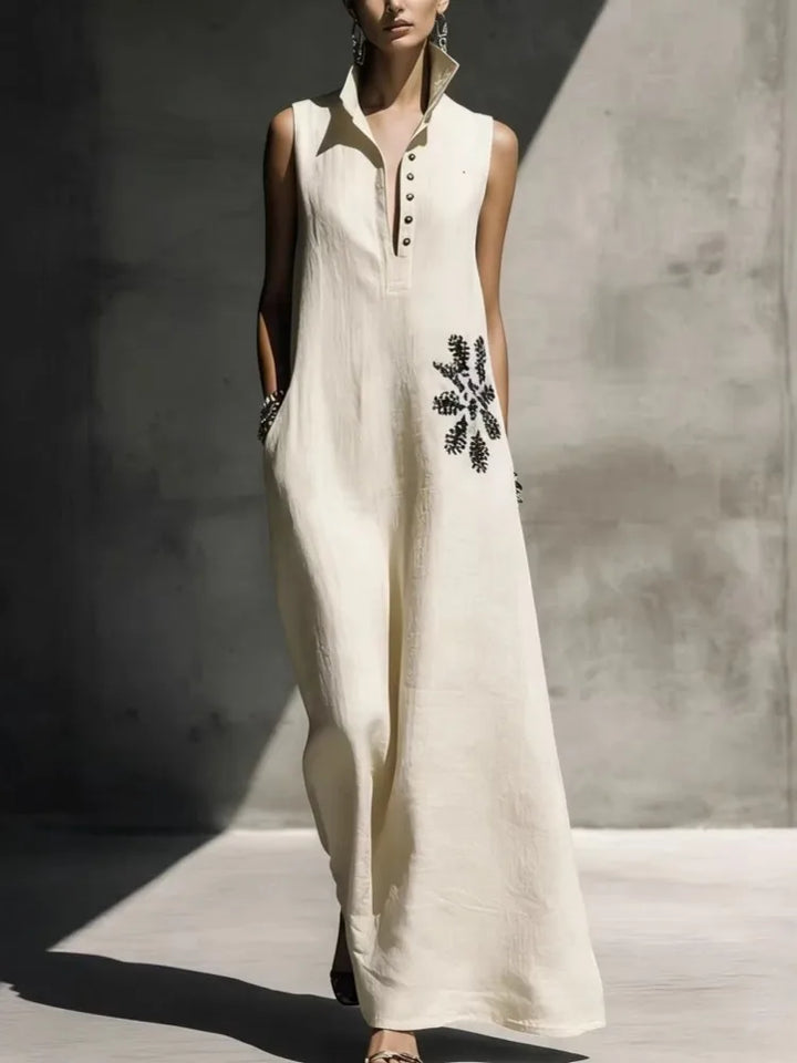 Celestine Embroidered Maxi Dress