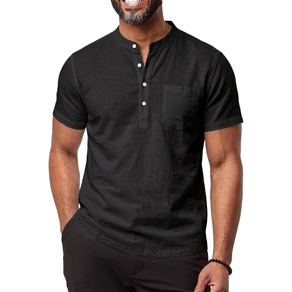 Blake Breathable Linen Tee