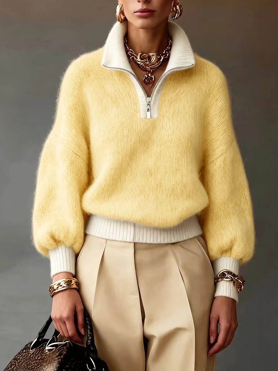 Clara Soft Brushed Knit Sweater