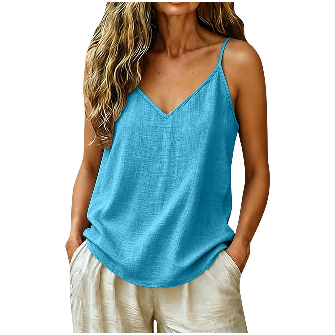 Aleigha Cotton Linen Camisole
