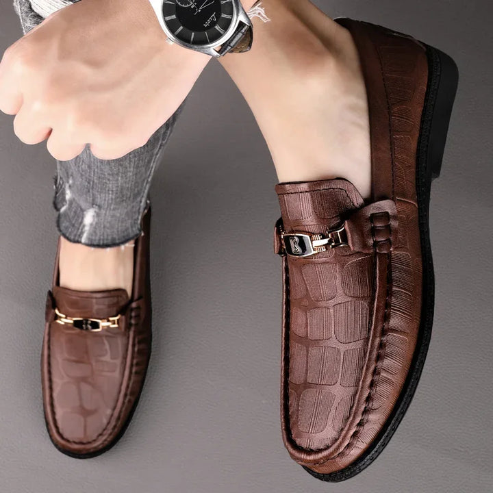 Colter Slip On Leather Moccasins