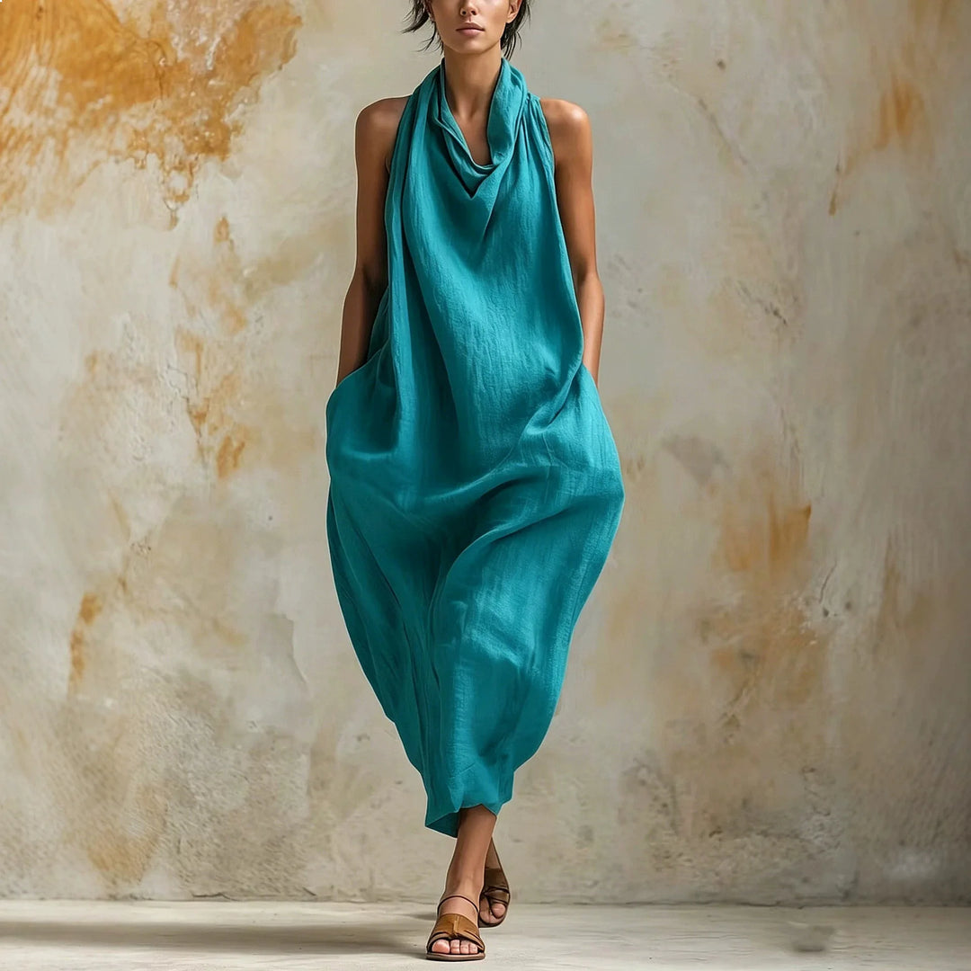 Layla Cowl Neck Maxi Dress