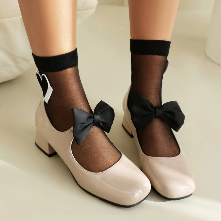 Maribel Bow Mary Jane Pumps