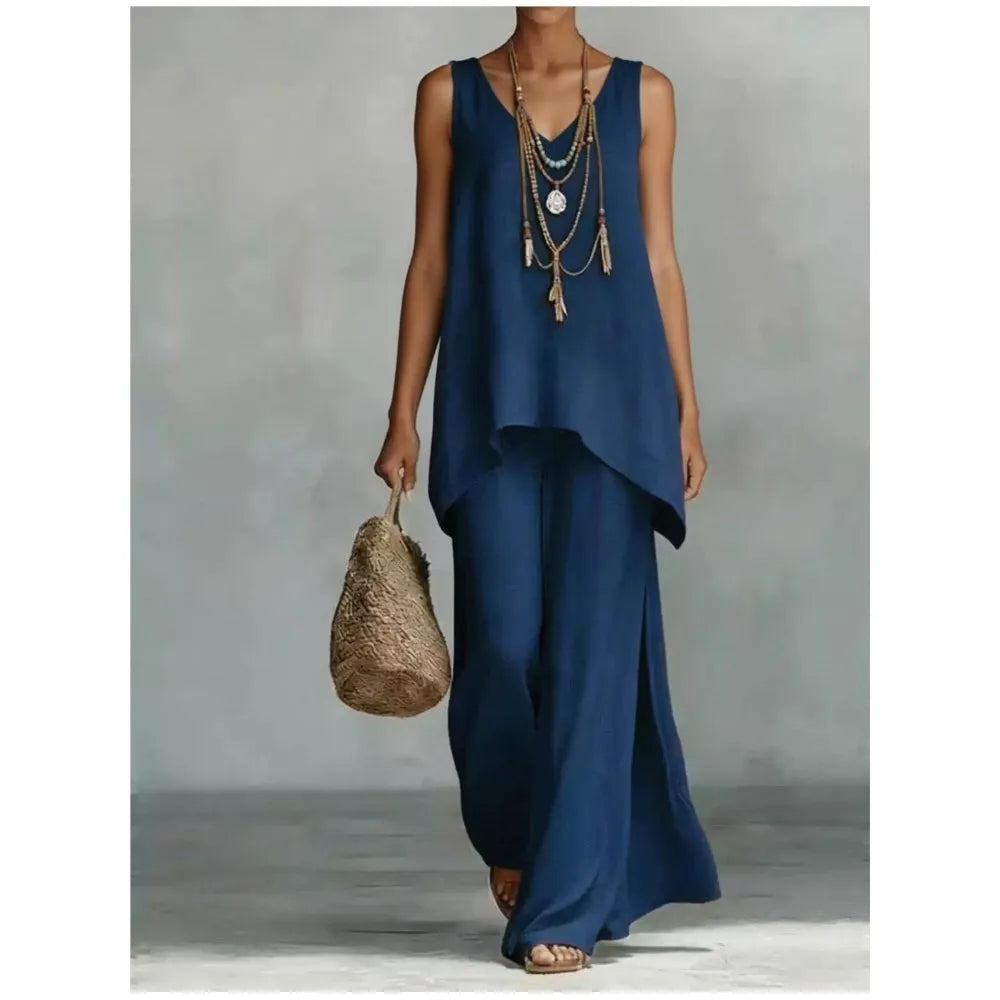 Minea Wide Leg Matching Set