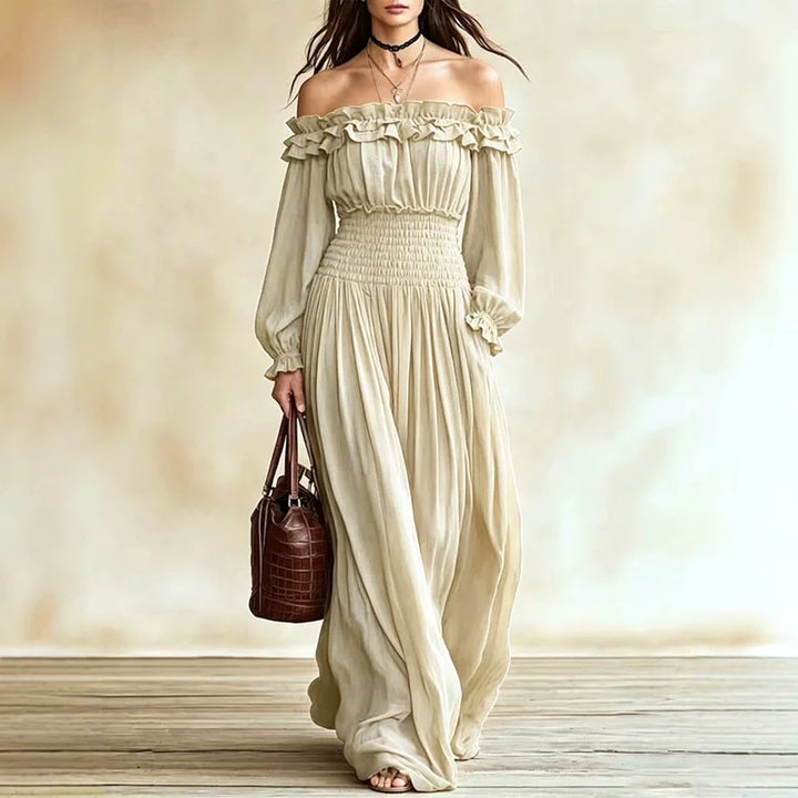Elira Off Shoulder Maxi Dress