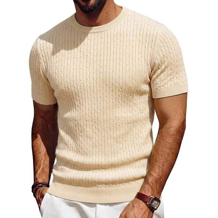 Jaxon Textured Knit Crewneck Shirt