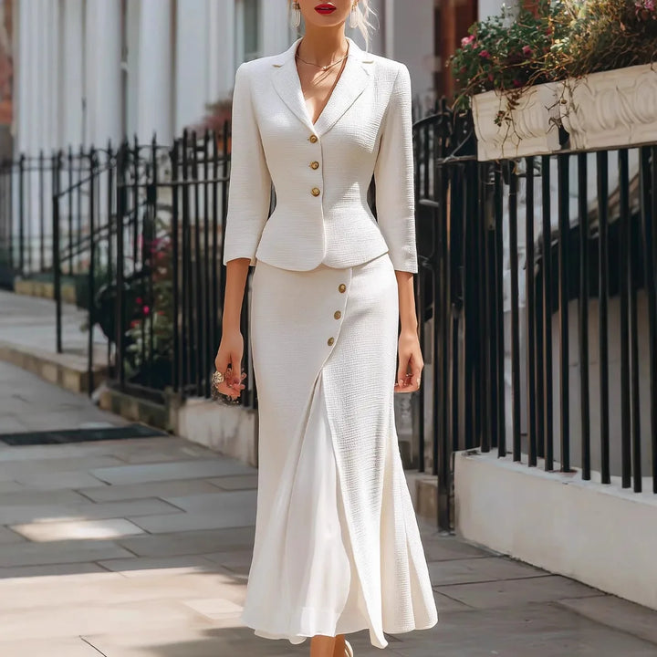 Genevieve Flattering Fit Skirt Set