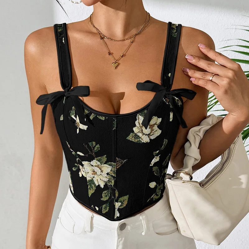 Marlowe Floral Corset Top