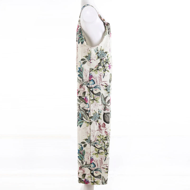 Caroline Floral Pocket Jumpsuit