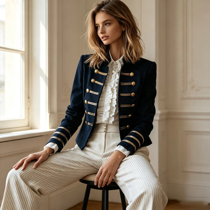 Camille Tailored Military Jacket.