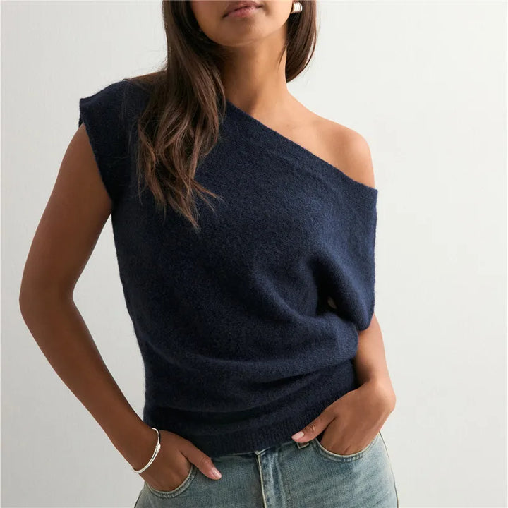 Avery Off Shoulder Knit Sweater