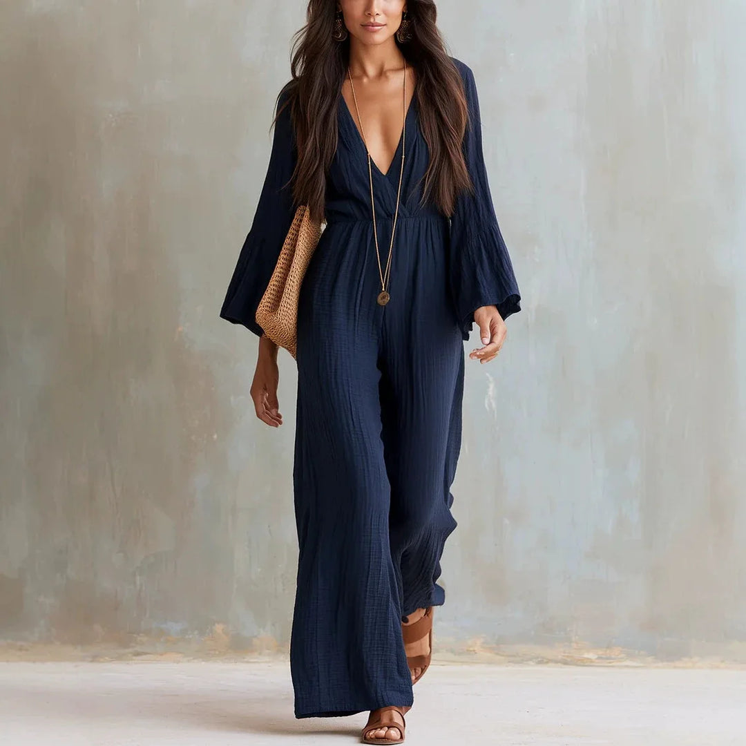 Selah Boho Wide Leg Jumpsuit