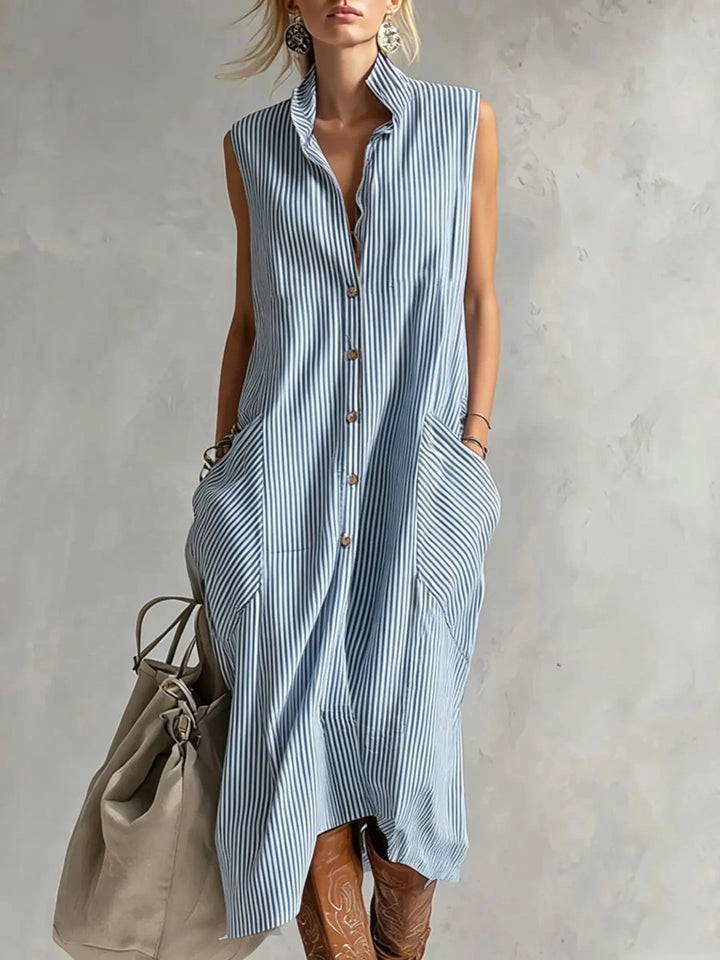 Hadley Button Front Mini Dress