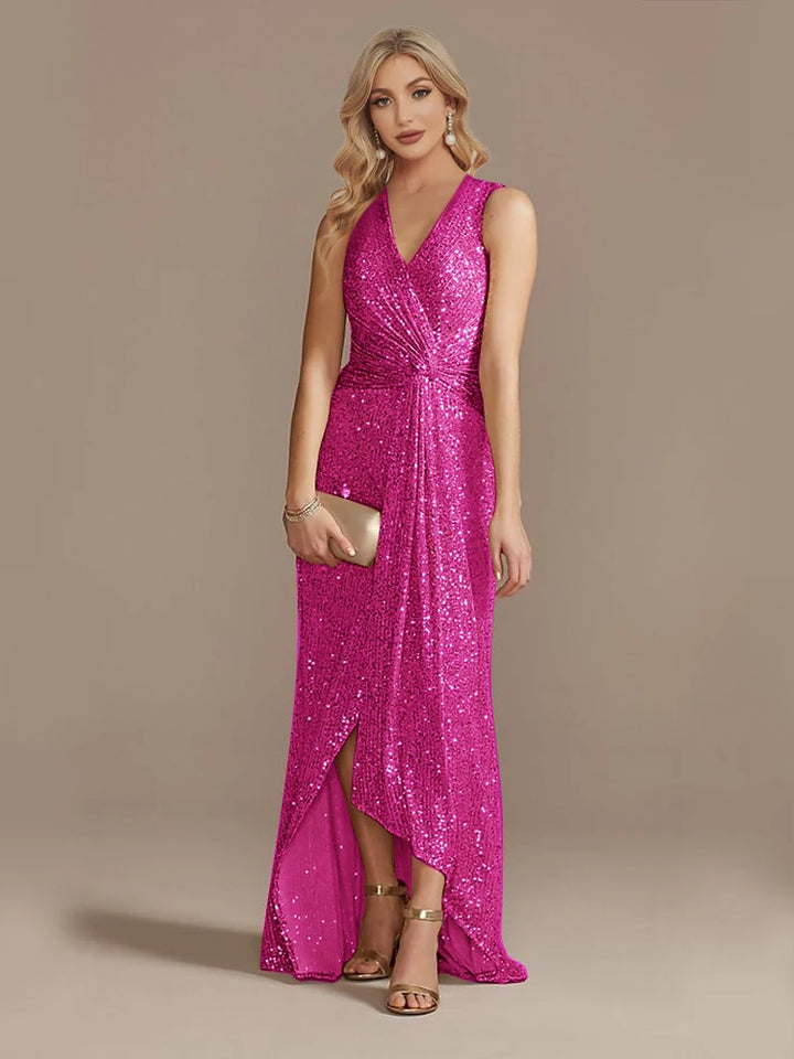 Katherine Sequin Evening Wedding Guest Dress