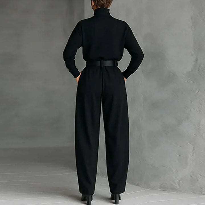 Adeline Elegant Turtleneck Pant Set
