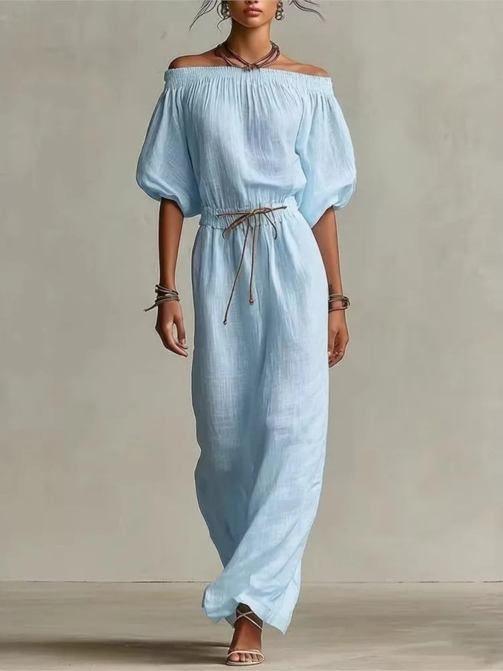 Lennox Off Shoulder Maxi Dress