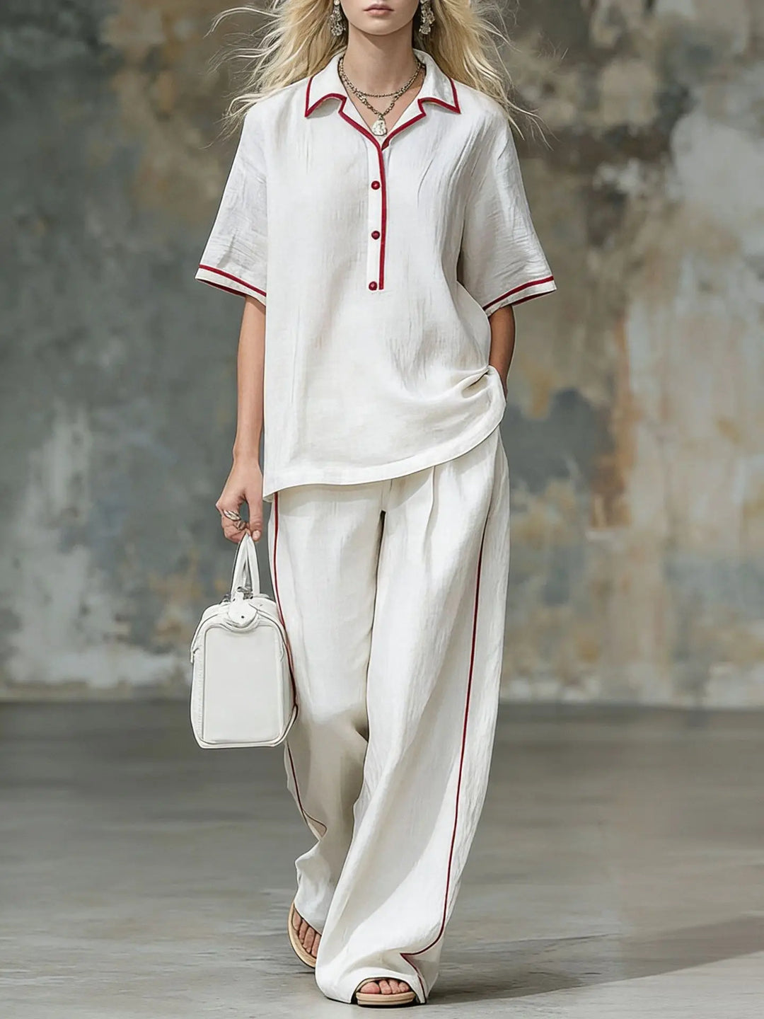 Naomi Relaxed Wide Leg Pant Set