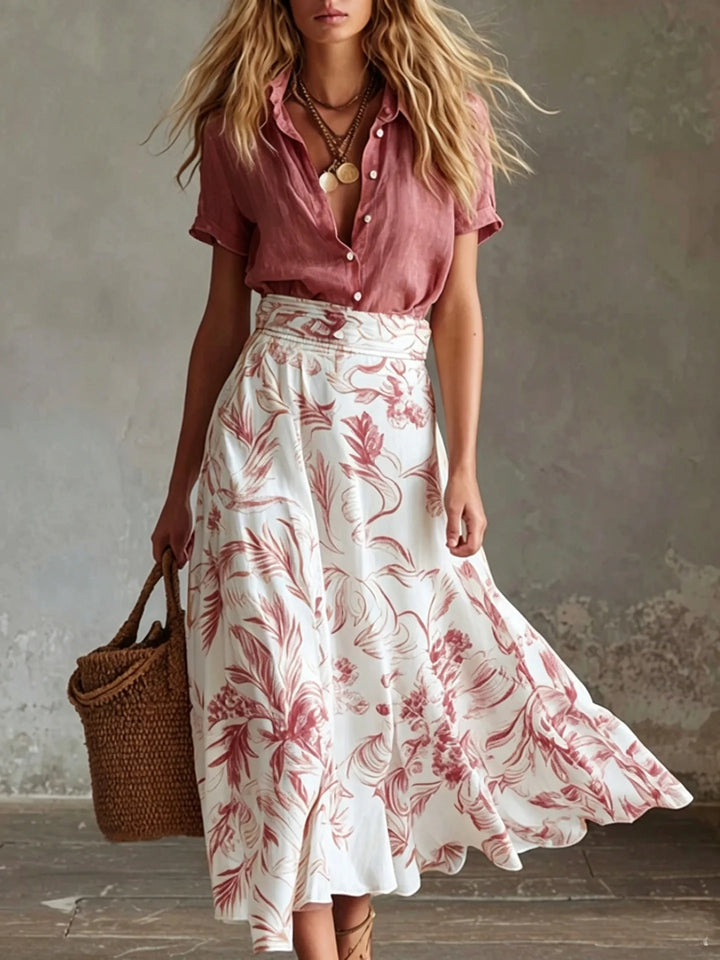 Madelyn Summer Linen Matching Set