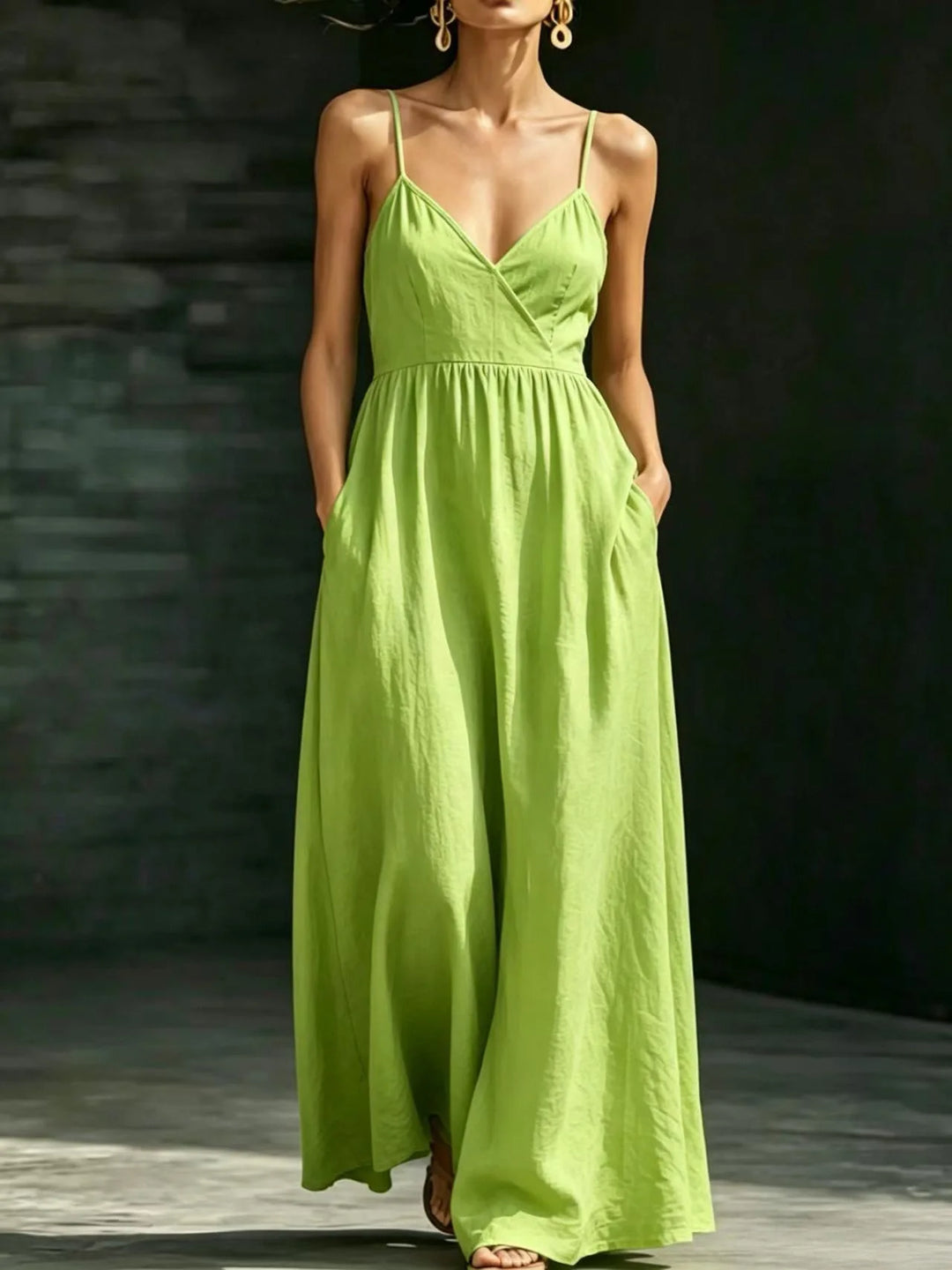 Isabelle Elegant Flowy Maxi Dress