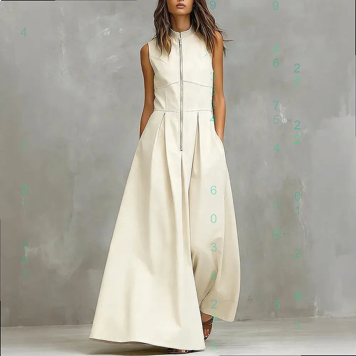 Jazzlyn Elegant Pocket Zip Jumpsuit