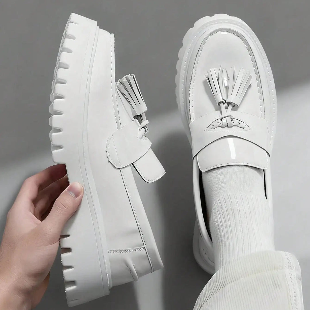 Monaco Leather Tassel Loafers