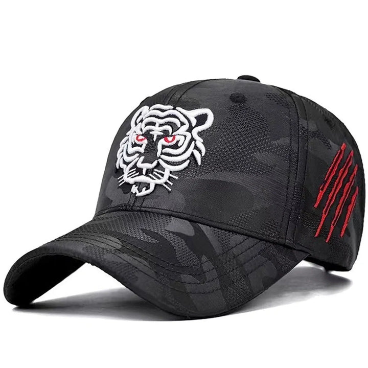 Maverick Embroidered Tiger Cap