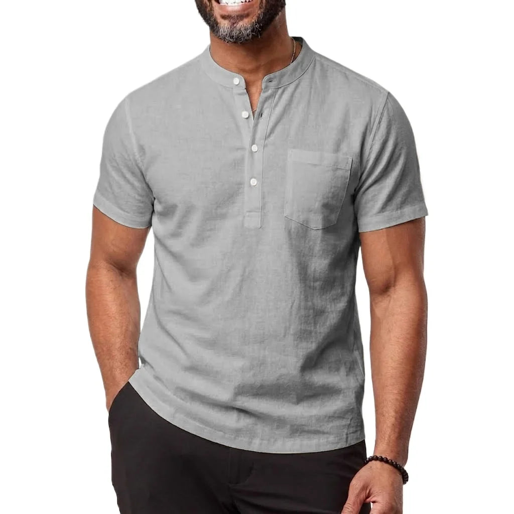 Blake Breathable Linen Tee