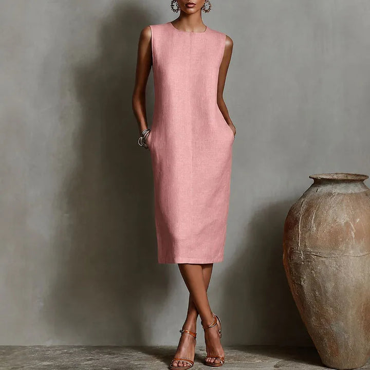 Elodie Casual Relaxed Midi Dress