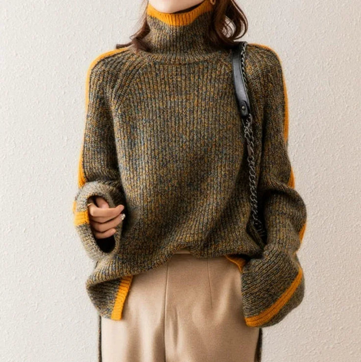 Maeve Contrast Trim Sweater