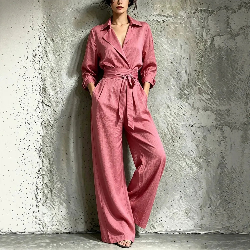 Eloise Tailored Wide Leg Jumpsuit