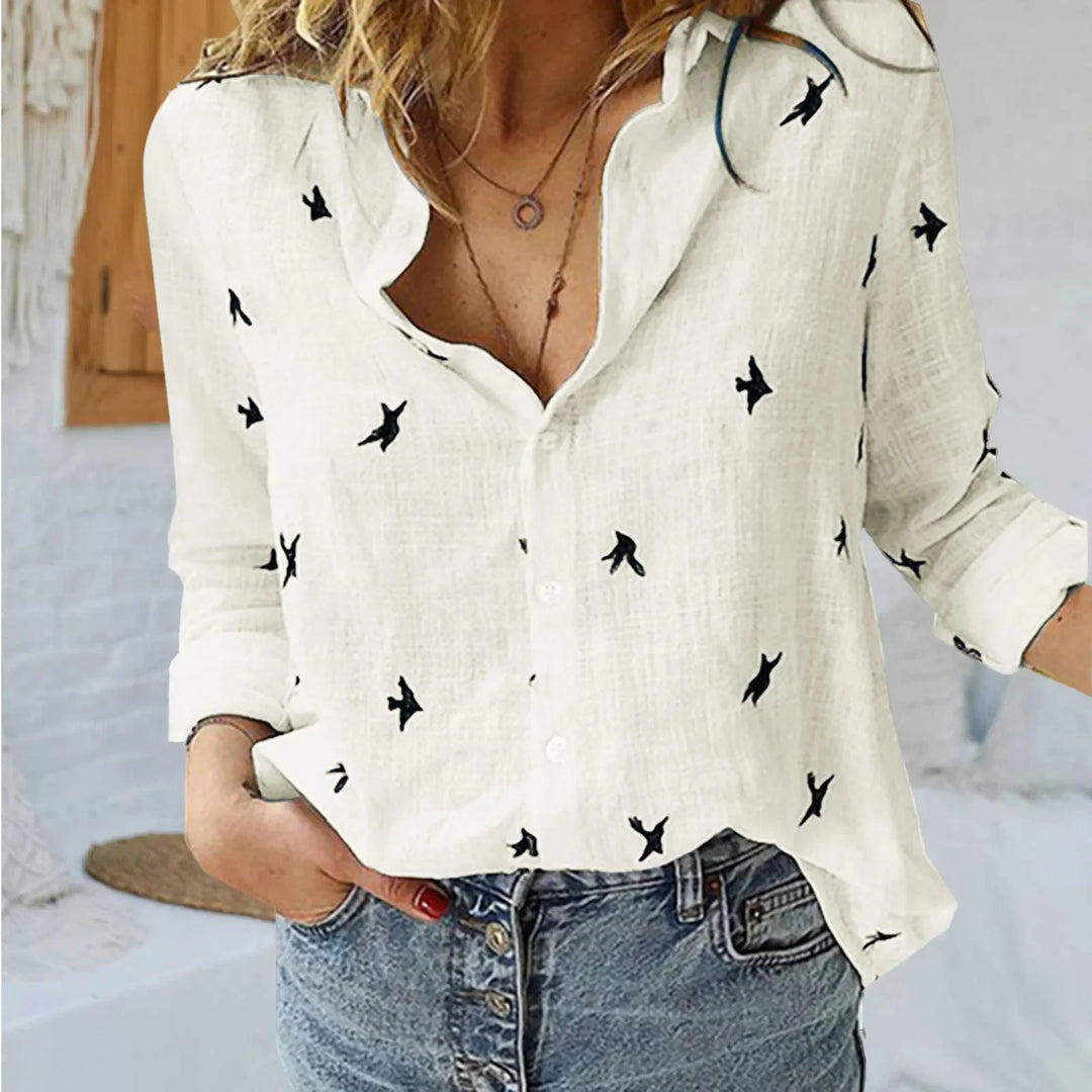 Emery Printed Button Shirt